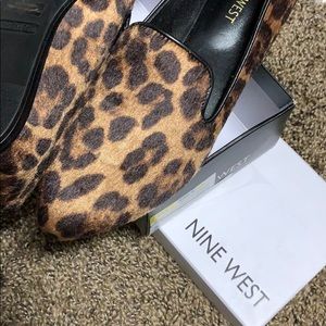 Nine West leopard print flats